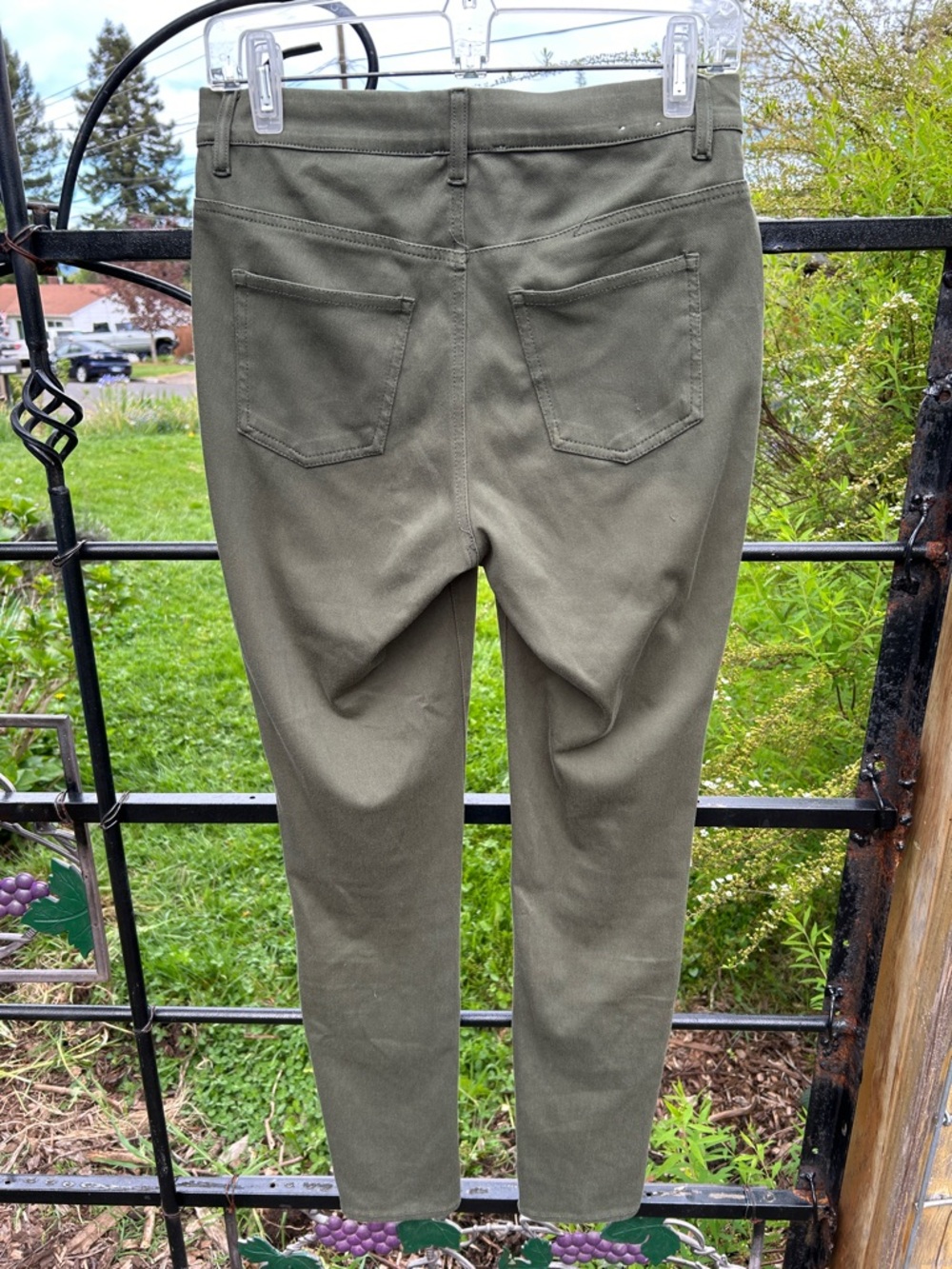 Rachel Zoe green jeggings size M - Picture 2 of 4